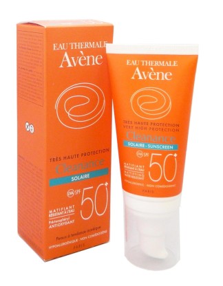 Avène Cleanance SPF 50+ – Protection solaire visage peau grasse anti-imperfections